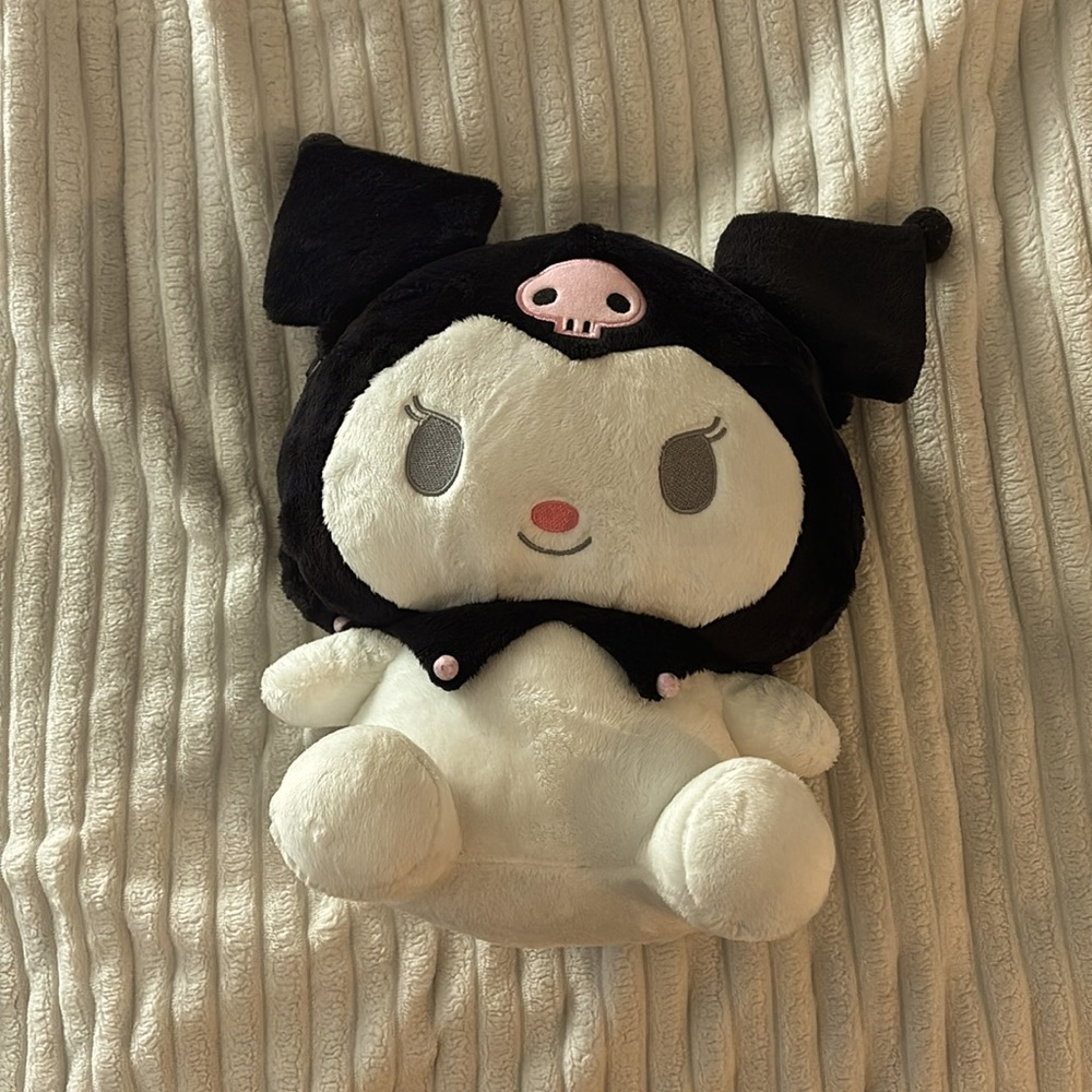 sanrio kuromi plush backpack ; never used ; brand new